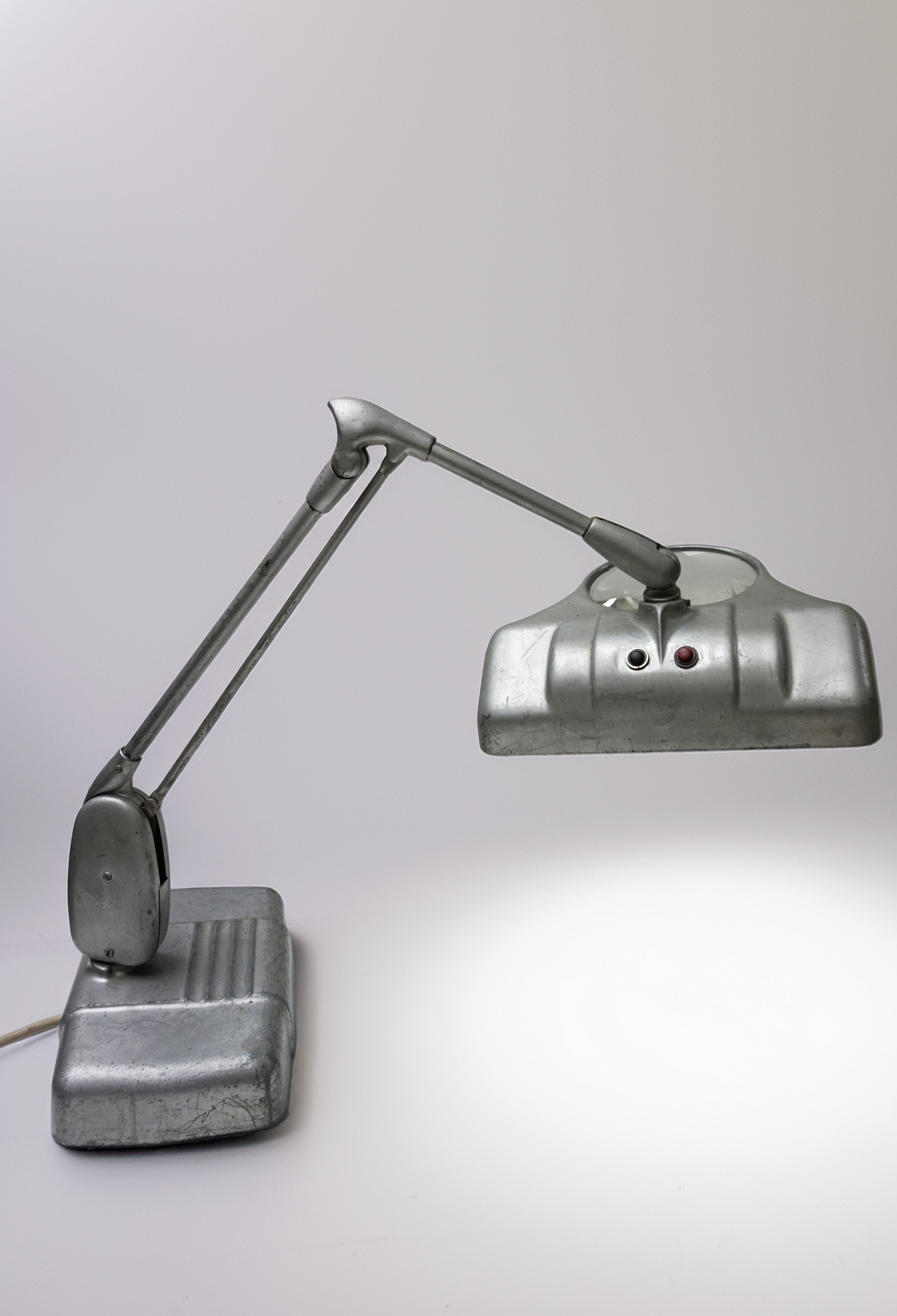 vintage Dazor M-270 Magnifier jeweler Desk Lamp Floating architects watch repair bureaulamp vergrootlamp