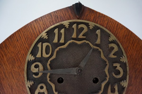 Amsterdamse-School-pendule-clock-klok-art-deco-Dutch