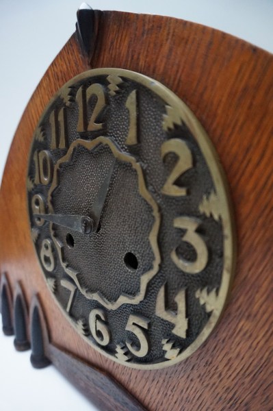 Amsterdamse-School-pendule-clock-klok-art-deco-Dutch