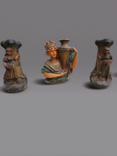 Balestra-art-nouveau-The-water-carrier-plaster-gips-vases-bust-woman