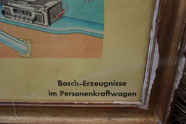 Bosch-Robert-lehrmittel-motoren-personenkrafwagen-elektrische-anlage-oldtimer-garage-poster-luftfederungs-vintage