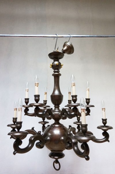 Bronzen-kroonluchter-Vlaams-Nederlands-kasteel-art-deco-bronze-castle-chandelier-Dutch-Flemisch-02