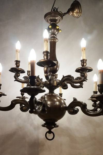Bronzen-kroonluchter-Vlaams-Nederlands-kasteel-art-deco-bronze-castle-chandelier-Dutch-Flemisch-10