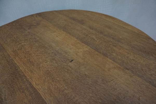 Brutalist-solid-wooden-oak-round-coffee-table-rutic-artisan-handcrafted-eiken-ronde-salontafel-massief-vintage-wabi-sabi