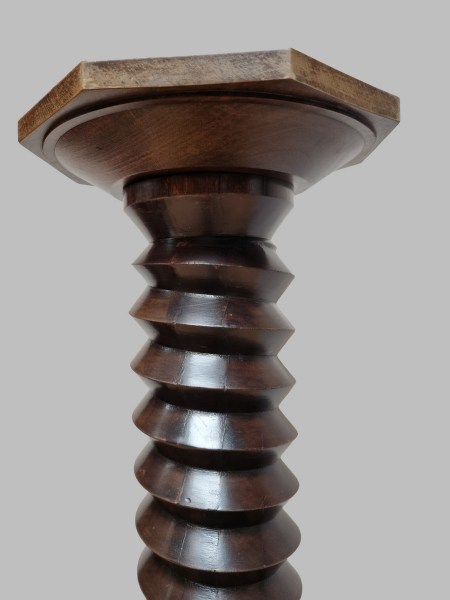 Brutalistisch-Charles-Dudouyt-wine-corkscrew-pedestal-column-gedraaide-zuil-pilaar-wijnpers-machine-age-00003