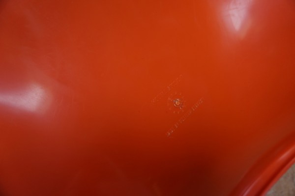 Casalino-children-chair-Alexander-Begge-vintage-space-age-kinderstoel-design-molded-plastic-oranje-Casala