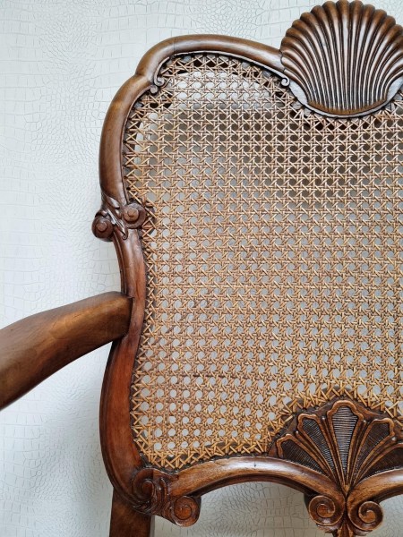 Chippendale-caned-Bergere-fauteuil-armchair-cabriole-lion-claw-ball-feet-webbing-antique-armstoel-rotan-00003