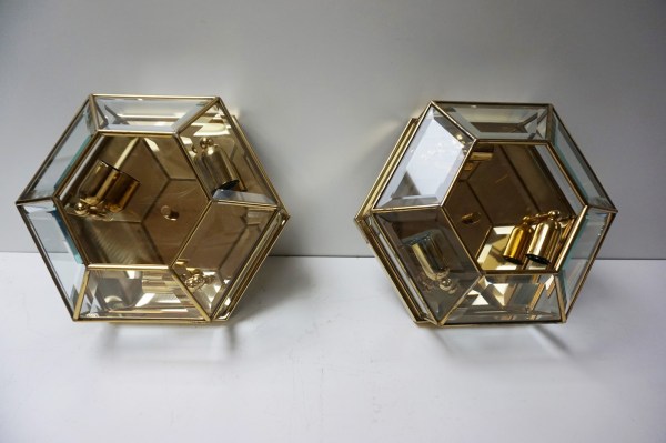 Frantzen-Hollywood-Regency-vintage-cieling-wall-lamps-lampen-plafondlampen-wandlampen-hexagonal-brass-glass-diamant-00017