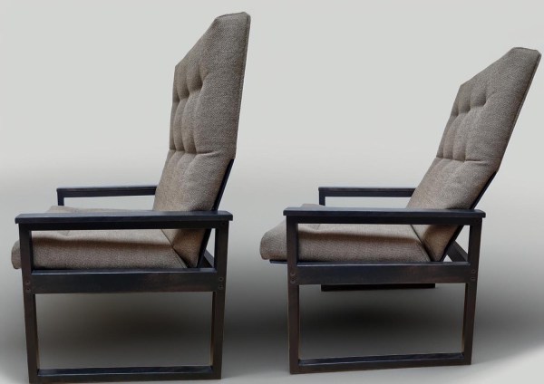 Franz-Schlapp-Mobel-Rainer-Schell-lounge-chairs-fauteuils-armstoelen-armchairs-verstelbaar-adjustable