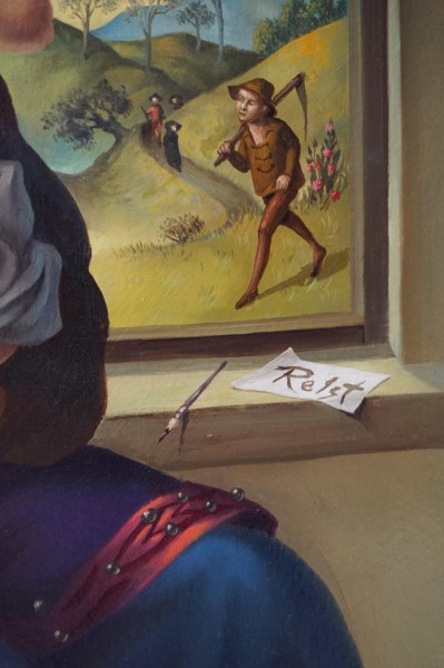 Jean-Relst-maria-Jezus-olieverf-drieluik-magisch-realistic-drie-koningen-wijzen-religious-triptych-three-kings-wise-men-06