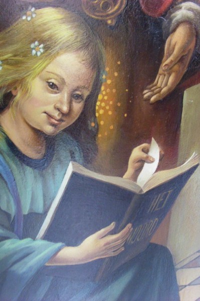 Jean-Relst-maria-Jezus-olieverf-drieluik-magisch-realistic-drie-koningen-wijzen-religious-triptych-three-kings-wise-men-09