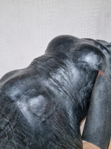 Large-Leather-elephant-sculpture-antieke-grote-leren-olifant-vintage-antique-glass-eyes-liberty-omersa-00013