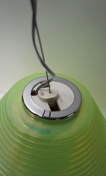 Leucos-Solaris-Murano-Toso-Massari-green-groen-iridescent-iriserende-kap-hanglamp-diffuser-vintage-chandelier