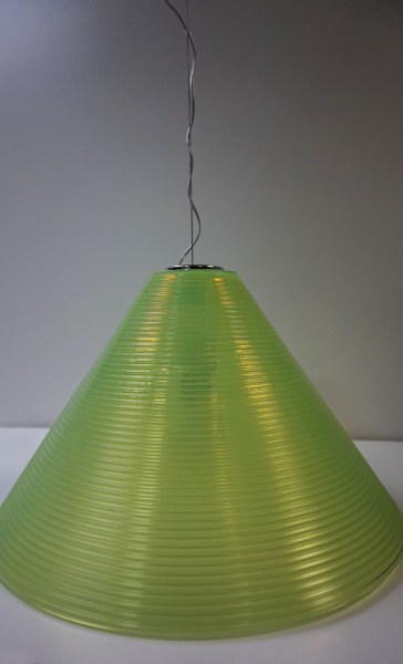 Leucos-Solaris-Murano-Toso-Massari-green-groen-iridescent-iriserende-kap-hanglamp-diffuser-vintage-chandelier