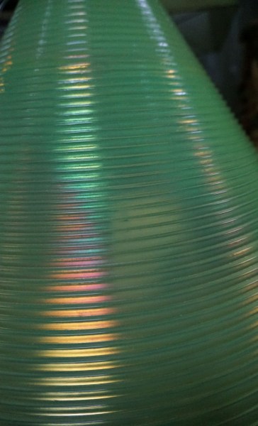 Leucos-Solaris-Murano-Toso-Massari-green-groen-iridescent-iriserende-kap-hanglamp-diffuser-vintage-chandelier