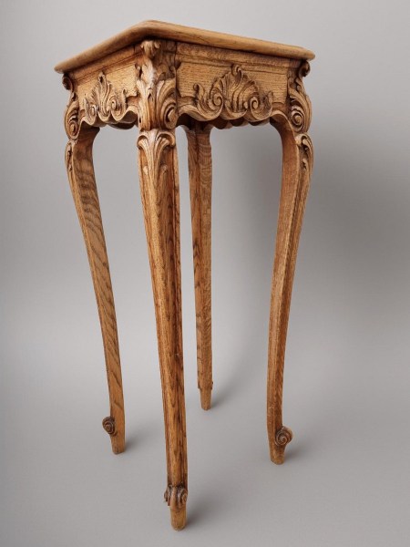 Louis-XV-stye-hand-carved-oak-wooden-gueridon-plant-stand-side-table-bijzettafel-plantenstandaard-eikenhout