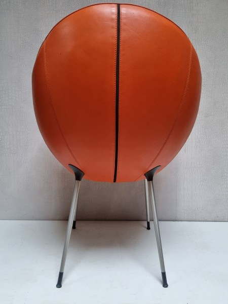 Montis-Coco-draaistoel-tulpvoet-Space-age-oranje-leer-cocktail-lounge-chair-Dutch-leather-tulip-00001