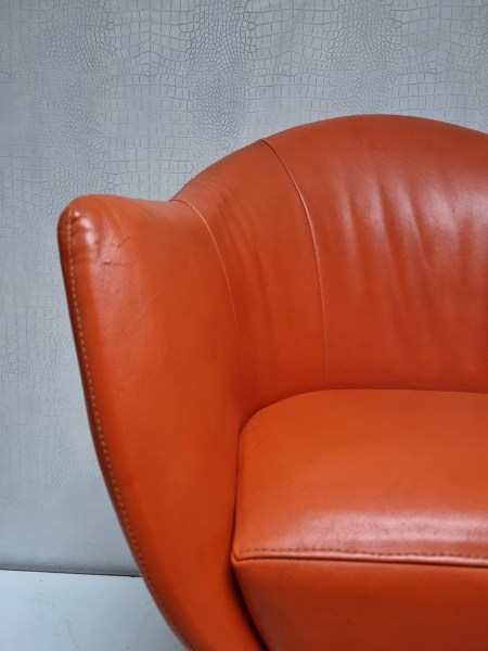 Montis-Coco-draaistoel-tulpvoet-Space-age-oranje-leer-cocktail-lounge-chair-Dutch-leather-tulip-00004