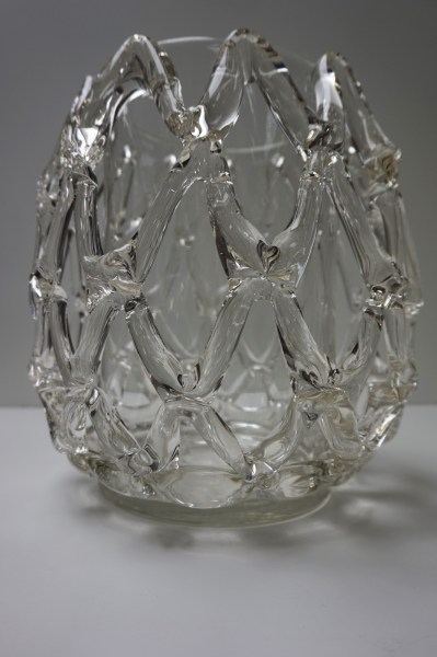 Murano-mid-century-modern-art-vase-lattice-glass-basket-weave-vaas-vintage-traliewerk-Italie