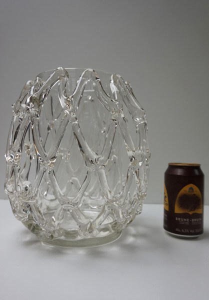 Murano-mid-century-modern-art-vase-lattice-glass-basket-weave-vaas-vintage-traliewerk-Italie