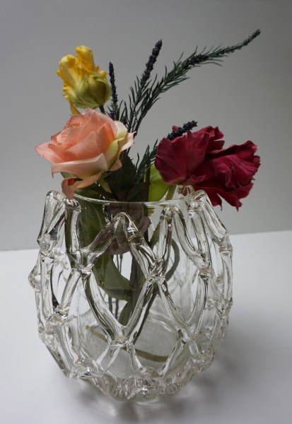 Murano-mid-century-modern-art-vase-lattice-glass-basket-weave-vaas-vintage-traliewerk-Italie