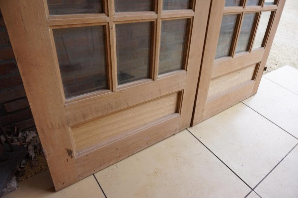 oude-antieke-amerikaans-grenen-houten-dubbele-deuren-ensuite-facet-geslepen-glas