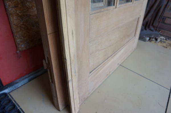 oude-antieke-amerikaans-grenen-houten-dubbele-deuren-ensuite-facet-geslepen-glas