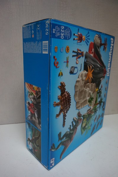 Playmobil-T-Rex-Saichania-vulkaan-Dino-5230-doos-ongeopend-box-closed-10