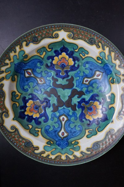 Rhodian-Gouda-plateel-bord-Zuid-Holland-Gouda-pottery-plate-dish-wall-plaque-art-nouveau-deco-jugendstil-00001