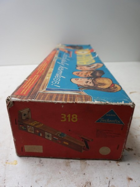 Technofix-sport-trainer-oud-blikken-speelgoed-orginele-doos-tin-plate-toy-shooting-game-vintage-318-00009