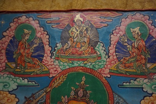 Thangka-Tibetan-old-Manjushri-wisdom-bodhisattva-wijsheid-hinduism-Buddhism-schildering-Nepal-antiek-00001