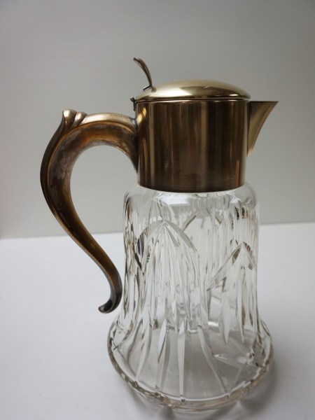 Vintage-geslepen-kristallen-vergulde-schenkkan-waterkan-wijnkan-karaf-ijs-oude-cut-crystal-glass-pitcher-gilded