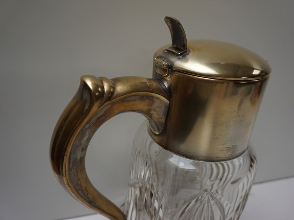 Vintage-geslepen-kristallen-vergulde-schenkkan-waterkan-wijnkan-karaf-ijs-oude-cut-crystal-glass-pitcher-gilded