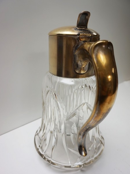 Vintage-geslepen-kristallen-vergulde-schenkkan-waterkan-wijnkan-karaf-ijs-oude-cut-crystal-glass-pitcher-gilded