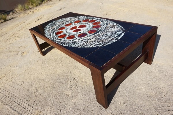 Vintage-tegel-salontafel-Juliette-Belarti-brutalist-wenge-keramische-coffee-table-tiles-Belgian