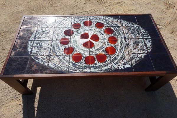 Vintage-tegel-salontafel-Juliette-Belarti-brutalist-wenge-keramische-coffee-table-tiles-Belgian