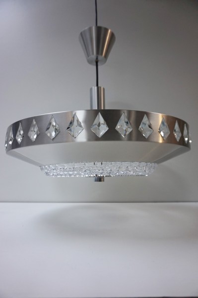 Vitrika-Orrefors-hanglamp-Scandinavisch-Zweeds-Deens-design-midcentury-vintage-aluminium-kristal-glass-pendant-lamp