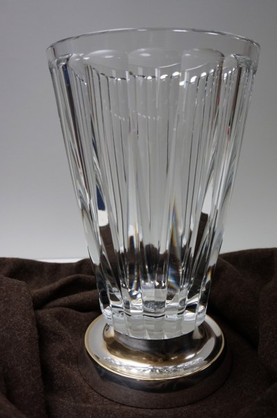 WMF-Art-Deco-Crystal-vase-kristallen-vaas-silverplated-verzilverde-ostrich