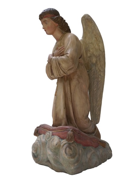 engel-vleugels-winged-angel-cherub-statue-sculpture-plaster-religious-praying-polychrome-altar-gipsen