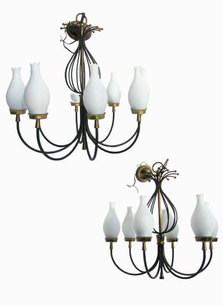 angelo-Lelii-Arredoluce-Stilnovo-lamp-chandelier-kroonluchter-wandlampen-wall-sconces-Fog-Morup-edvard-hagman-10