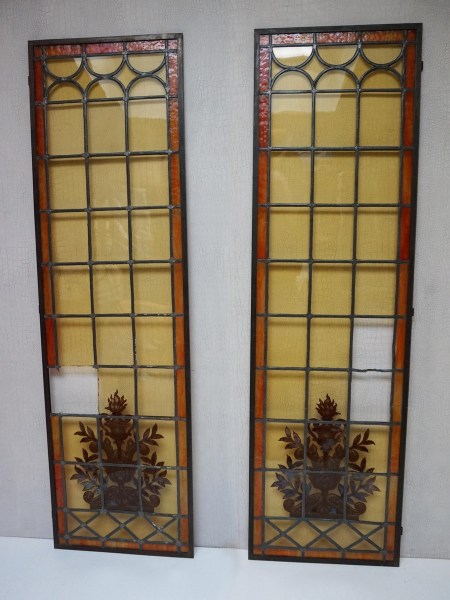 antieke-glas-in-lood-ramen-deuren-neo-renaissance-koper-brons-grisaille-antique-stained-glass-panel-window-doors-bronze-00010