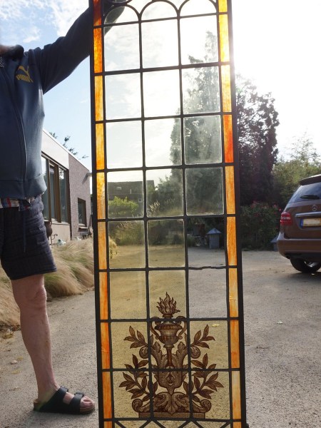 antieke-glas-in-lood-ramen-deuren-neo-renaissance-koper-brons-grisaille-antique-stained-glass-panel-window-doors-bronze-00012