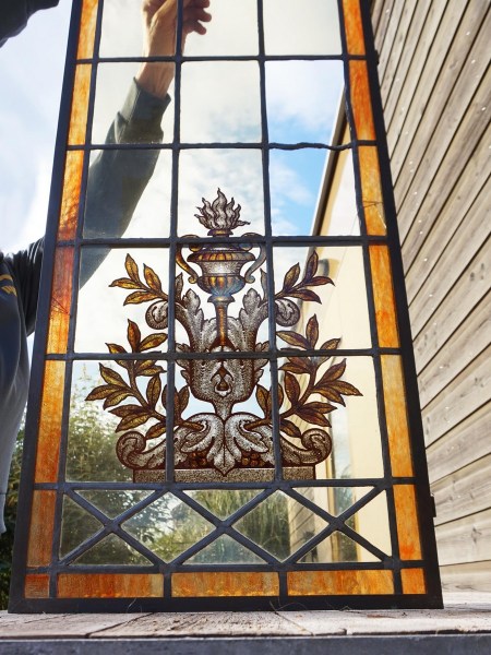 antieke-glas-in-lood-ramen-deuren-neo-renaissance-koper-brons-grisaille-antique-stained-glass-panel-window-doors-bronze-00013