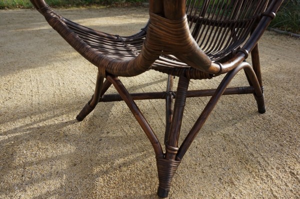 bamboo-rattan-vintage-leather-lounge-chair-high-fan-back-Rohe-Noordwolde-bamboe