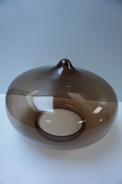 dijkstra-druppel-drop-lamp-plafondlamp-flush-mount-cieling-smoked-glass-rookglas-vintage-mid-century-Dutch-