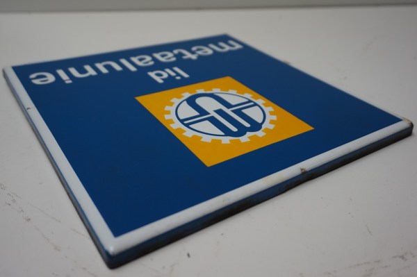emaille-bord-metaalunie-logo-Langcat-Bussum-eigendom-enamel-sign-08