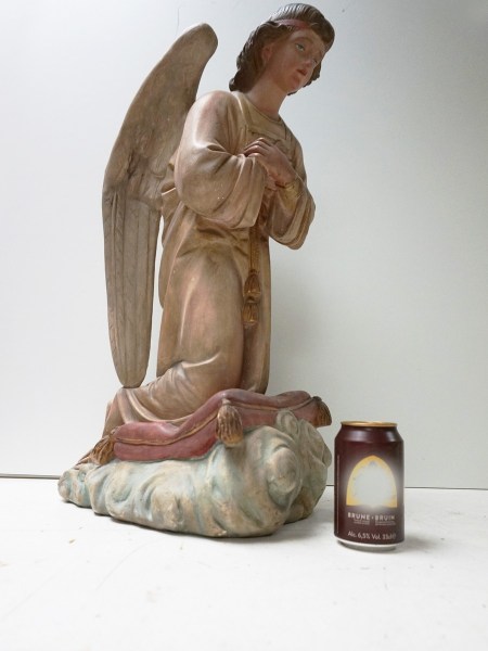 engel-vleugels-winged-angel-cherub-statue-sculpture-plaster-religious-praying-polychrome-altar-gipsen