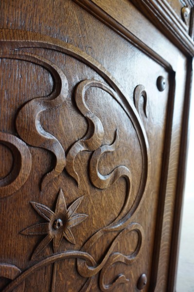 jugendstil-art-nouveau-Gustave-Serrier-Bovy-style-commode-kastje-nachtkastje-eiken-lade-chest-cabinet-bedside-oak-07