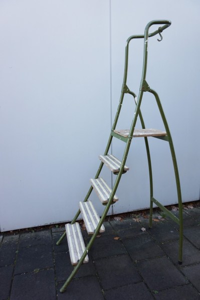 retro-brabantia-keukentrap-schilderstrap-vintage-ladder-folding-metal-stepladder-industriele