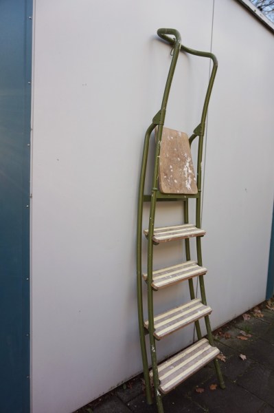 retro-brabantia-keukentrap-schilderstrap-vintage-ladder-folding-metal-stepladder-industriele